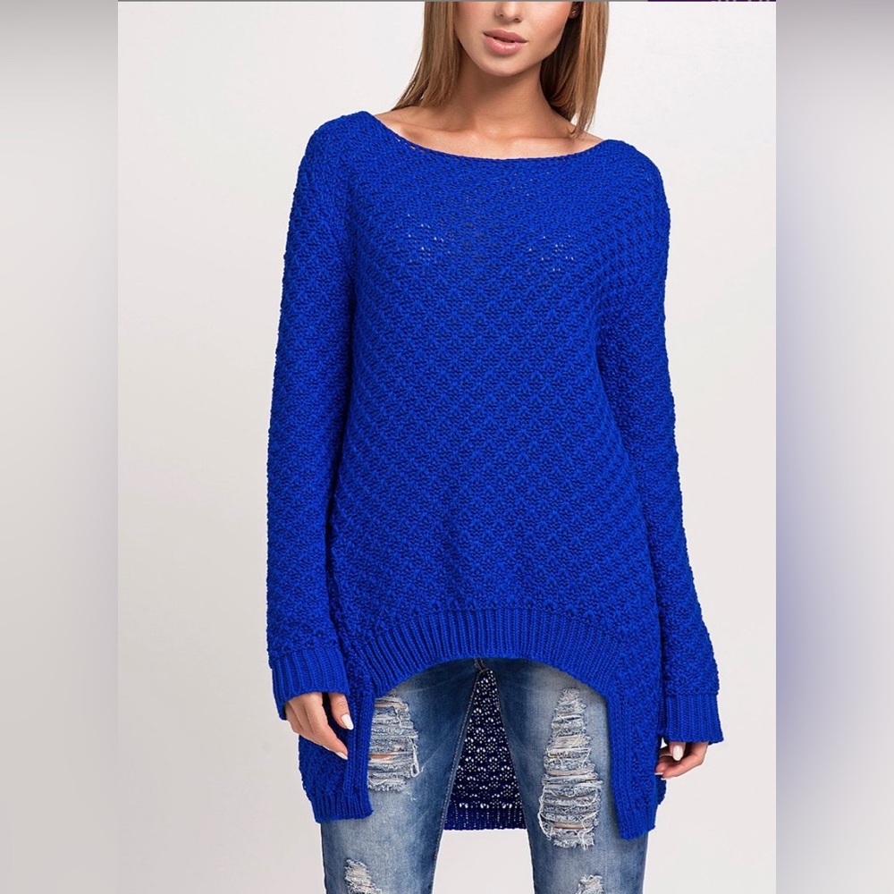 Boatneck Loose Knit Sweater